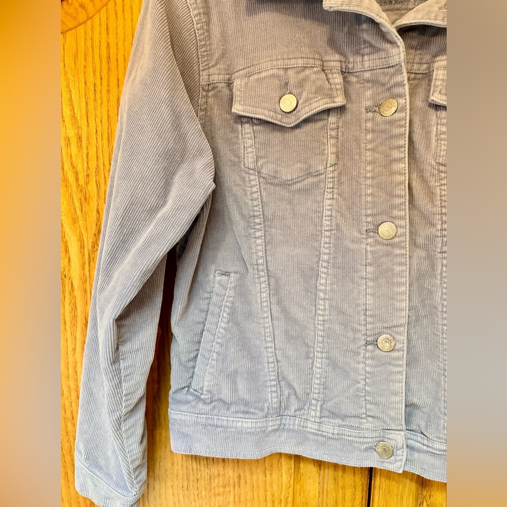 Blue Corduroy Jacket - Sonoma, Size Small - Picture 2 of 12
